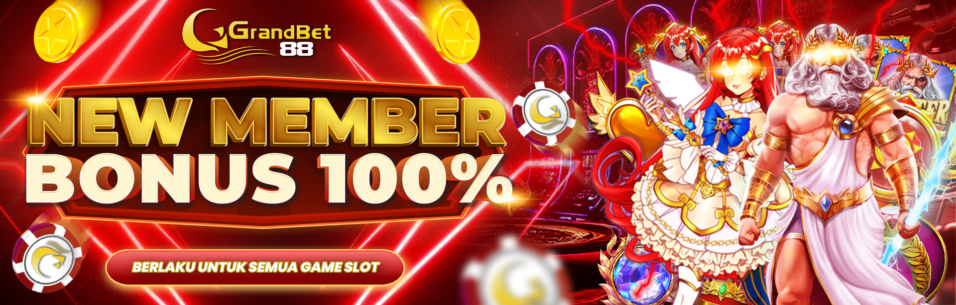 BONUS NEW MEMBER SLOTS 100%