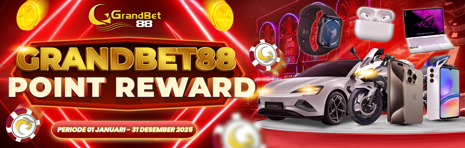 GRANDBET88 POINT REWARD