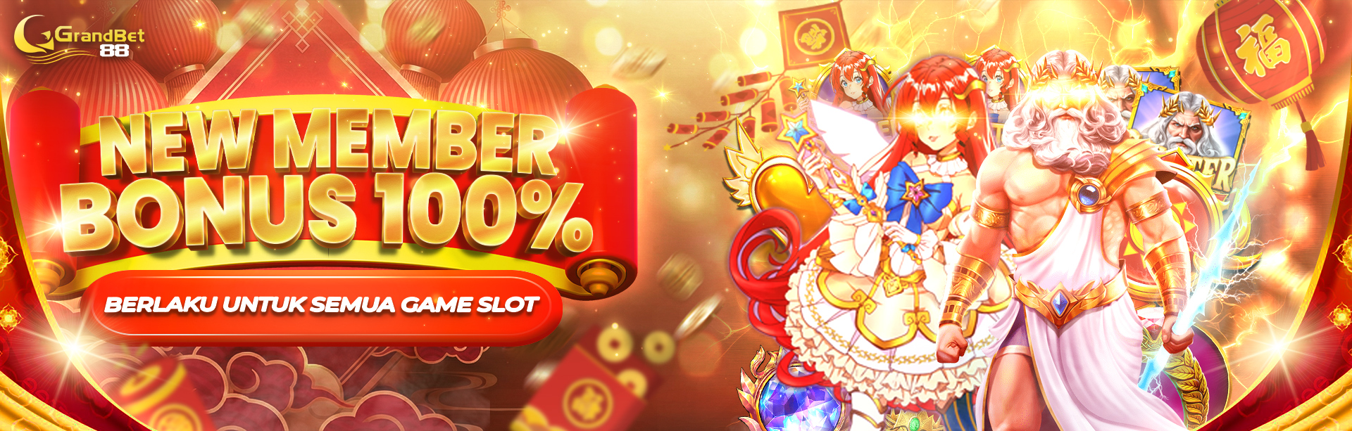 BONUS NEW MEMBER SLOTS 100%