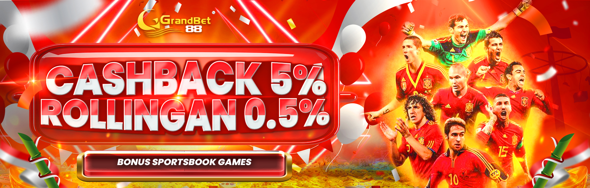 Sportsbook Duo Cashback + Rollingan