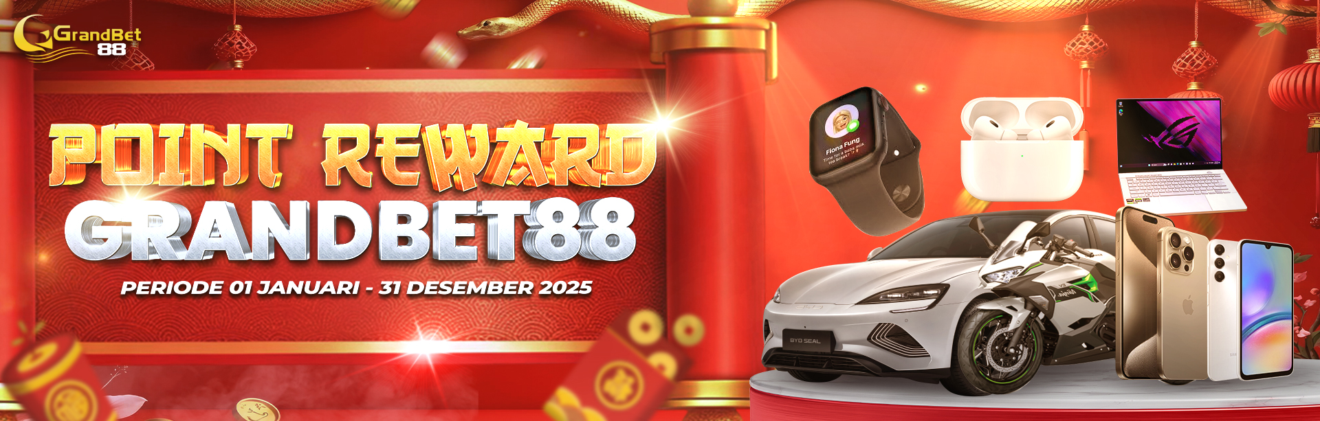 GRANDBET88 POINT REWARD