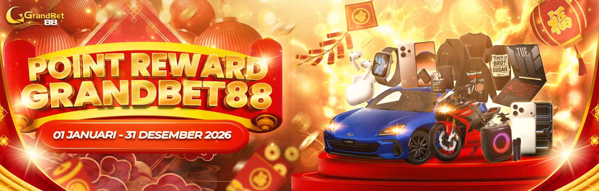 GRANDBET88 POINT REWARD